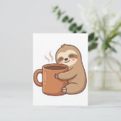 Langzaam trillende luiaard ansichtkaart | Schattig Briefkaart (Staand voorkant)