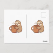 Langzaam trillende luiaard ansichtkaart | Schattig Briefkaart (Achterkant)