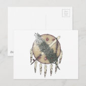 Langzaam verdwenen Dreamcatcher Briefkaart (Voorkant / Achterkant)