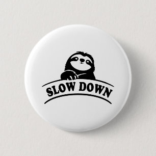 LANGZAAM VERLAGEN RONDE BUTTON 5,7 CM