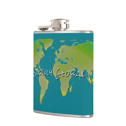 Langzaam wereldwijde FLASK Heupfles (Links)