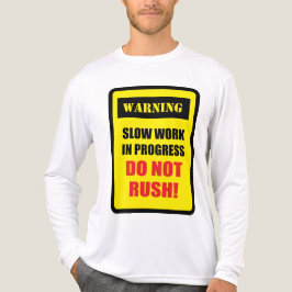 Langzaam werk in uitvoering Tri-Blend shirt