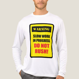 Langzaam werk in uitvoering Tri-Blend shirt