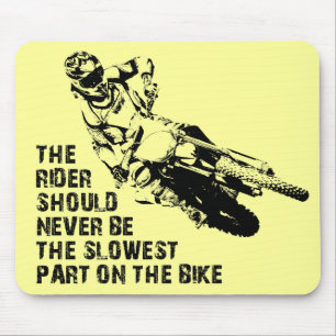 Langzaamste Onderdeel Dirt Bike Motocross Muismat