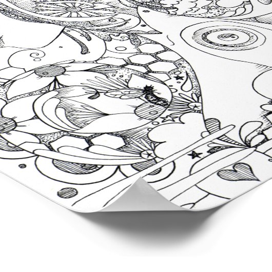 Langzame handen - poster afdrukken (Hoek)