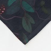 Langzame insecten op donkere vloed fleece deken (Hoek)