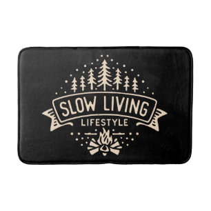 Langzame levensstijl badmat