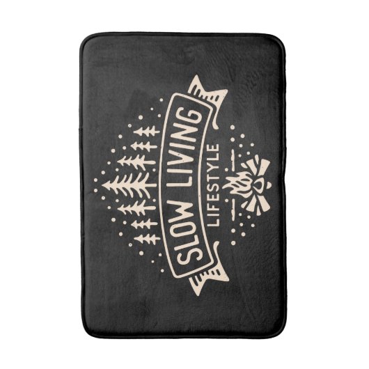 Langzame levensstijl badmat (Voorkant Verticaal)