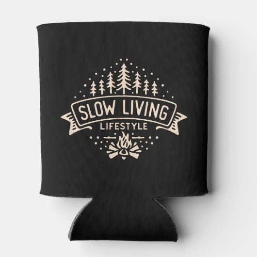 Langzame levensstijl blikjeskoeler (Achterkant)