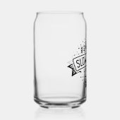 Langzame levensstijl blikvorm glas (Rechts)