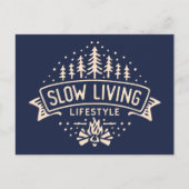 Langzame levensstijl briefkaart (Voorkant)