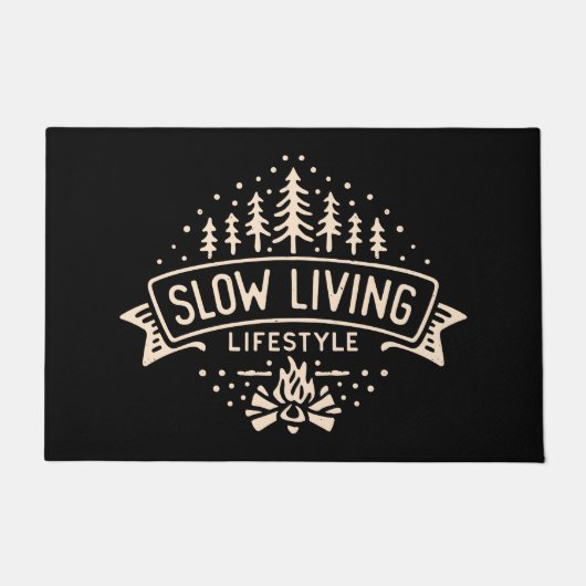 Langzame levensstijl deurmat (Voorkant)