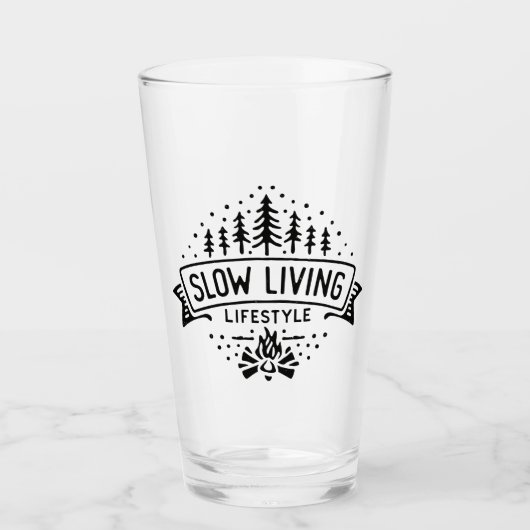 Langzame levensstijl glas (Voorkant)