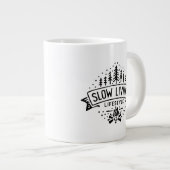 Langzame levensstijl grote koffiekop (Voorkant rechts)