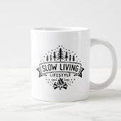 Langzame levensstijl grote koffiekop (Rechts)