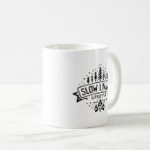 Langzame levensstijl koffiemok (Voorkant rechts)