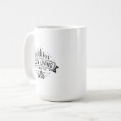 Langzame levensstijl koffiemok (Voorkant links)