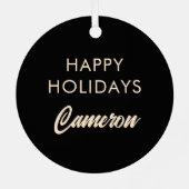 Langzame levensstijl metalen ornament (Achterkant)