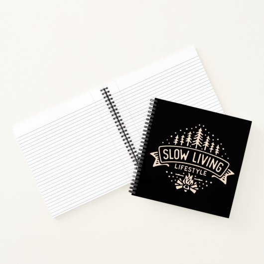 Langzame levensstijl notitieboek (Binnen)