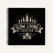 Langzame levensstijl notitieboek (Voorkant)