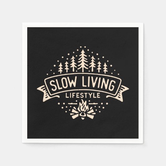 Langzame levensstijl servet (Voorkant)