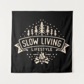 Langzame levensstijl wandkleed (Voorkant)