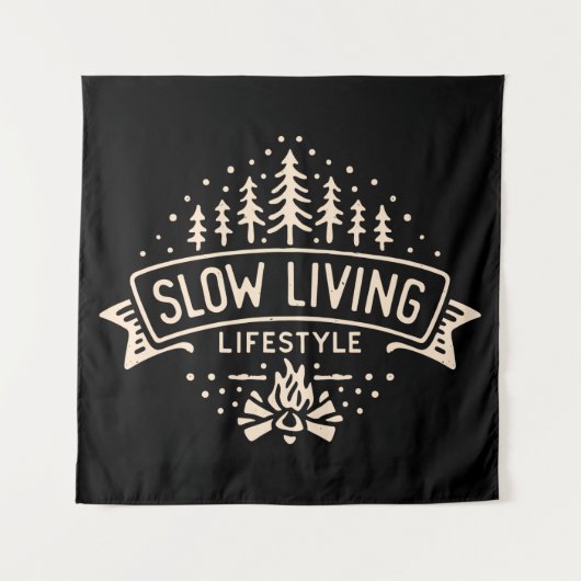 Langzame levensstijl wandkleed (Voorkant)