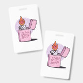 Langzame Lezer Badge (Voor- en achterkant)