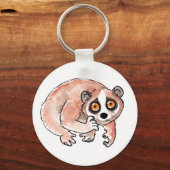 Langzame Loris-Sleutelhanger Sleutelhanger (Voorkant)