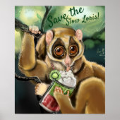 Langzame Loris Smoothie Poster (Voorkant)