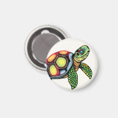 Langzame Maar Legendarische Schildpad Magneet (Voorkant / Achterkant)