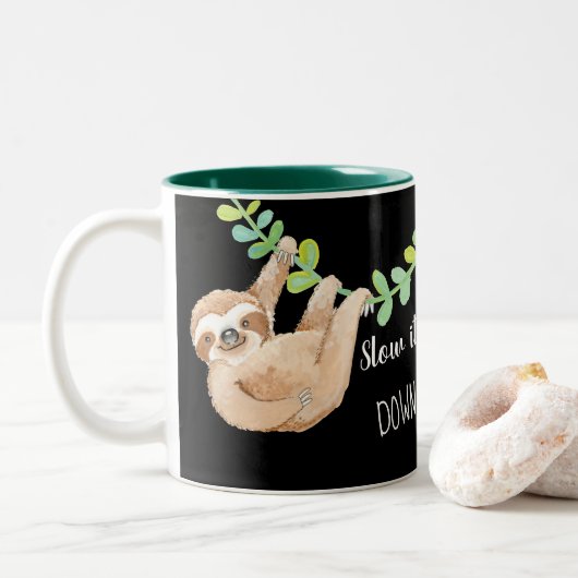 Langzame Mok voor Koffiekoffie met sleuf (Met donut)