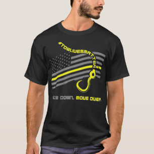 Langzame omlaag verplaatsen over kabelploegenspele t-shirt