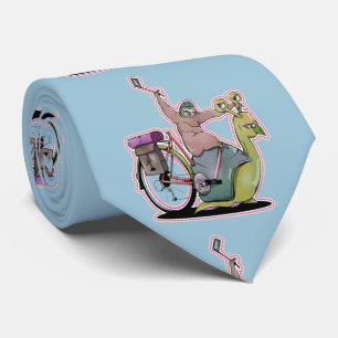 Langzame rondleiding met lange cyclus stropdas