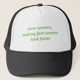 Langzame runners maken snelle runners sneller trucker pet