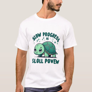 Langzame Schildpad - Motiverend Grappig Dieren T-s T-shirt