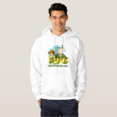LANGZAME SIPS EN CHILL VIBES HOODIE (Voorkant volledig)