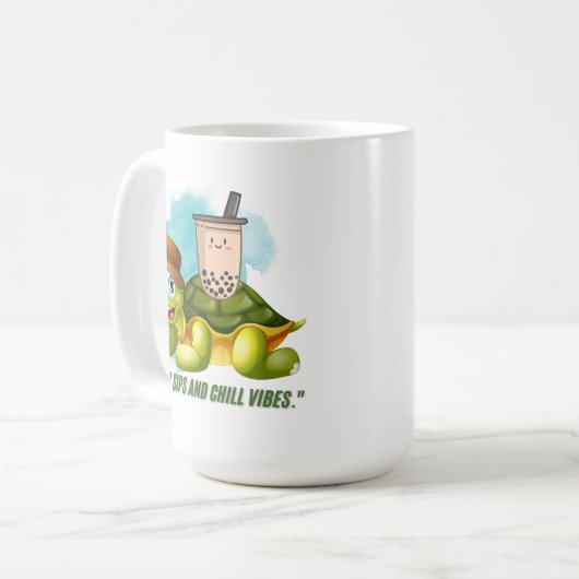 LANGZAME SIPS EN CHILL VIBES KOFFIEMOK (Voorkant links)