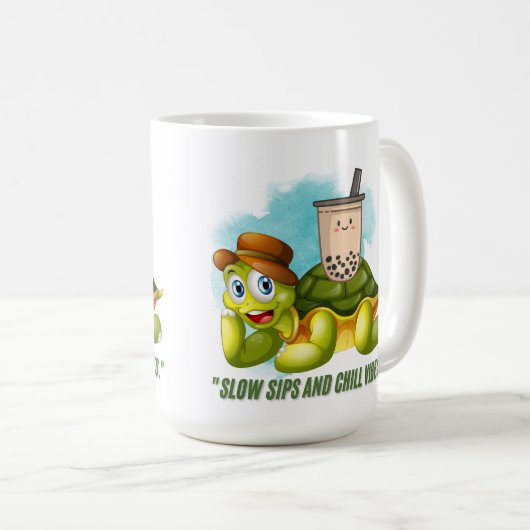 LANGZAME SIPS EN CHILL VIBES KOFFIEMOK (Voorkant rechts)