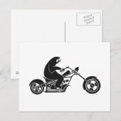 Langzame sleuf op een snelle bike briefkaart (Voorkant / Achterkant)