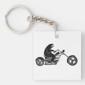 Langzame sleuf op een snelle bike sleutelhanger (Voorkant)