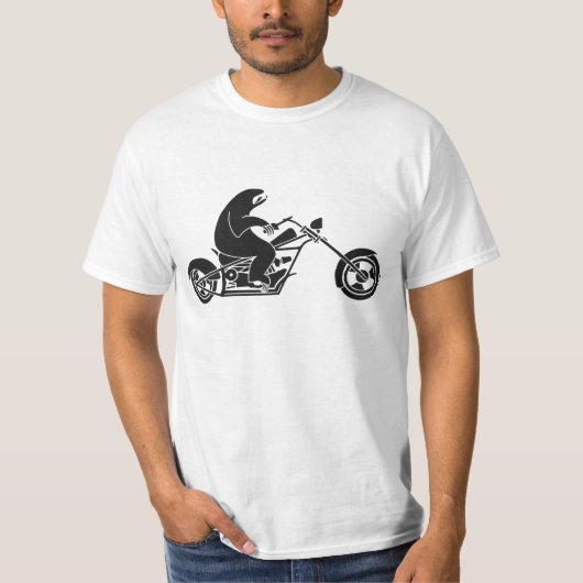 Langzame sleuf op een snelle bike t-shirt (Voorkant)