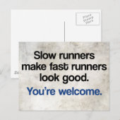 Langzame start briefkaart (Voorkant / Achterkant)