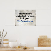 Langzame start poster (Keuken)