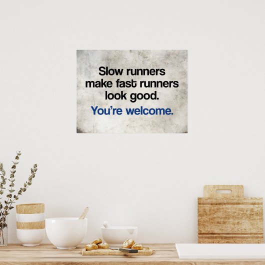 Langzame start poster (Keuken)