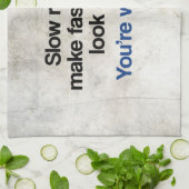 Langzame start theedoek (Gevouwen)