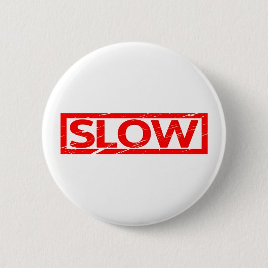 Langzame stempel ronde button 5,7 cm (Voorkant)