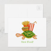 Langzame voeding briefkaart (Voorkant / Achterkant)