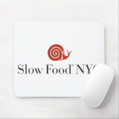 Langzame voedselNYC-logo Muismat (Met muis)