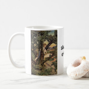 Langzamer aan... Geniet van het leven Koffiemok